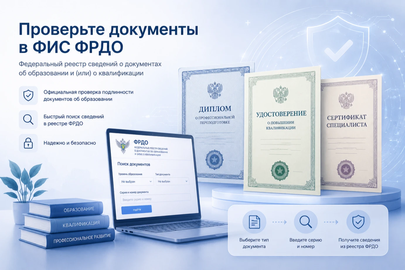что делать если документа нет в реестре ФРДО